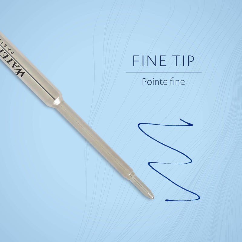 Waterman Ballpoint Pen Refill, Fine Tip with Blue Ink, 1 Count - Image 3